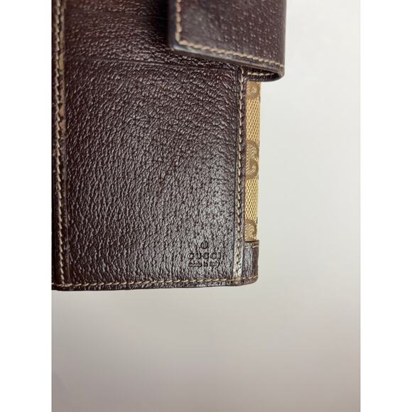 B82 Gucci GG Canvas Bifold Long Wallet Monogram Authentic Maximalist Logo - Picture 9 of 14